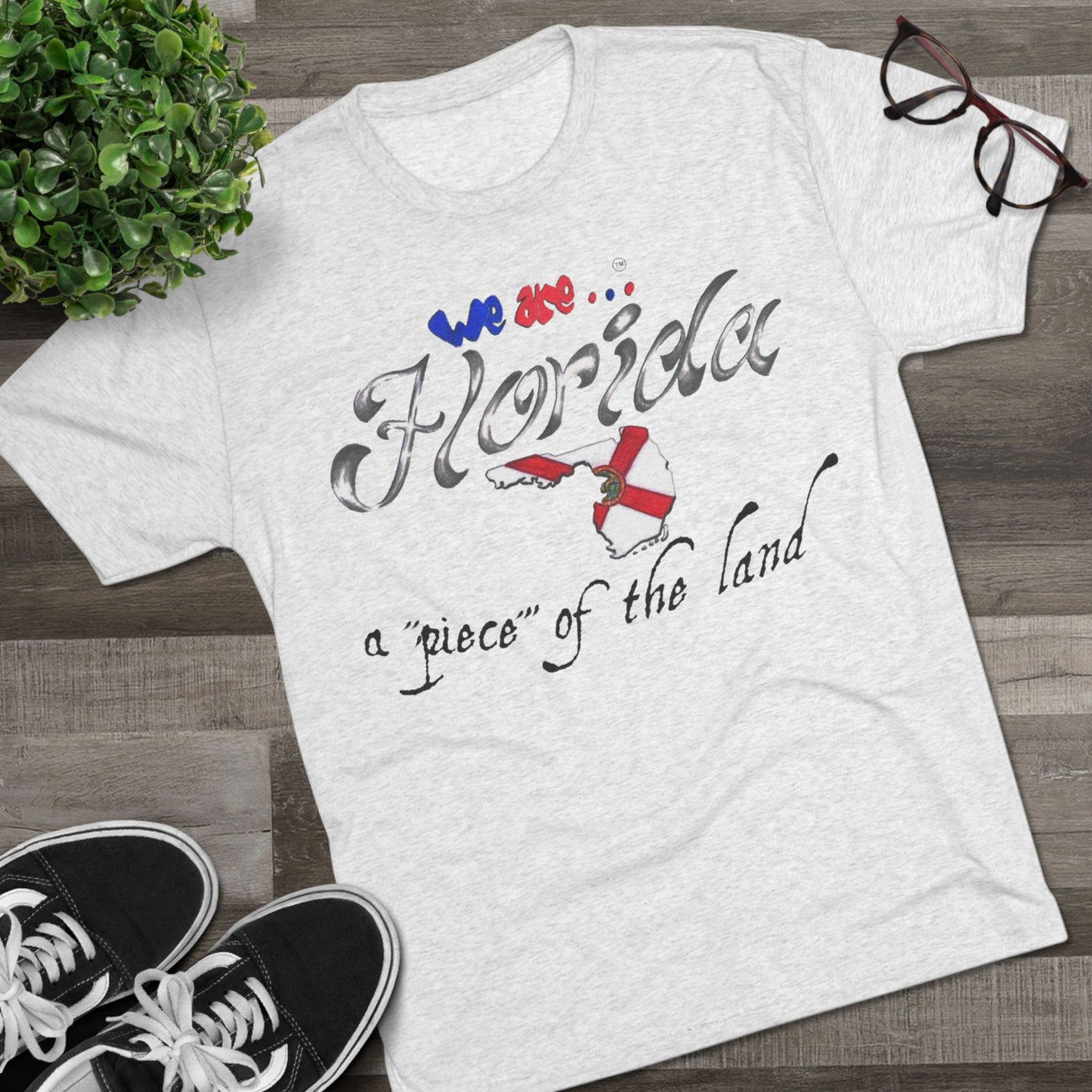 We are... Florida Unisex Tri-Blend Crew Tee