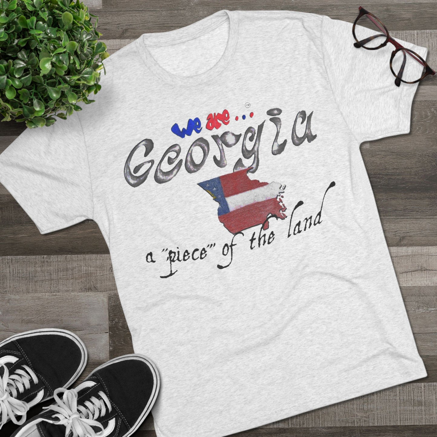 We are... Georgia Unisex Tri-Blend Crew Tee