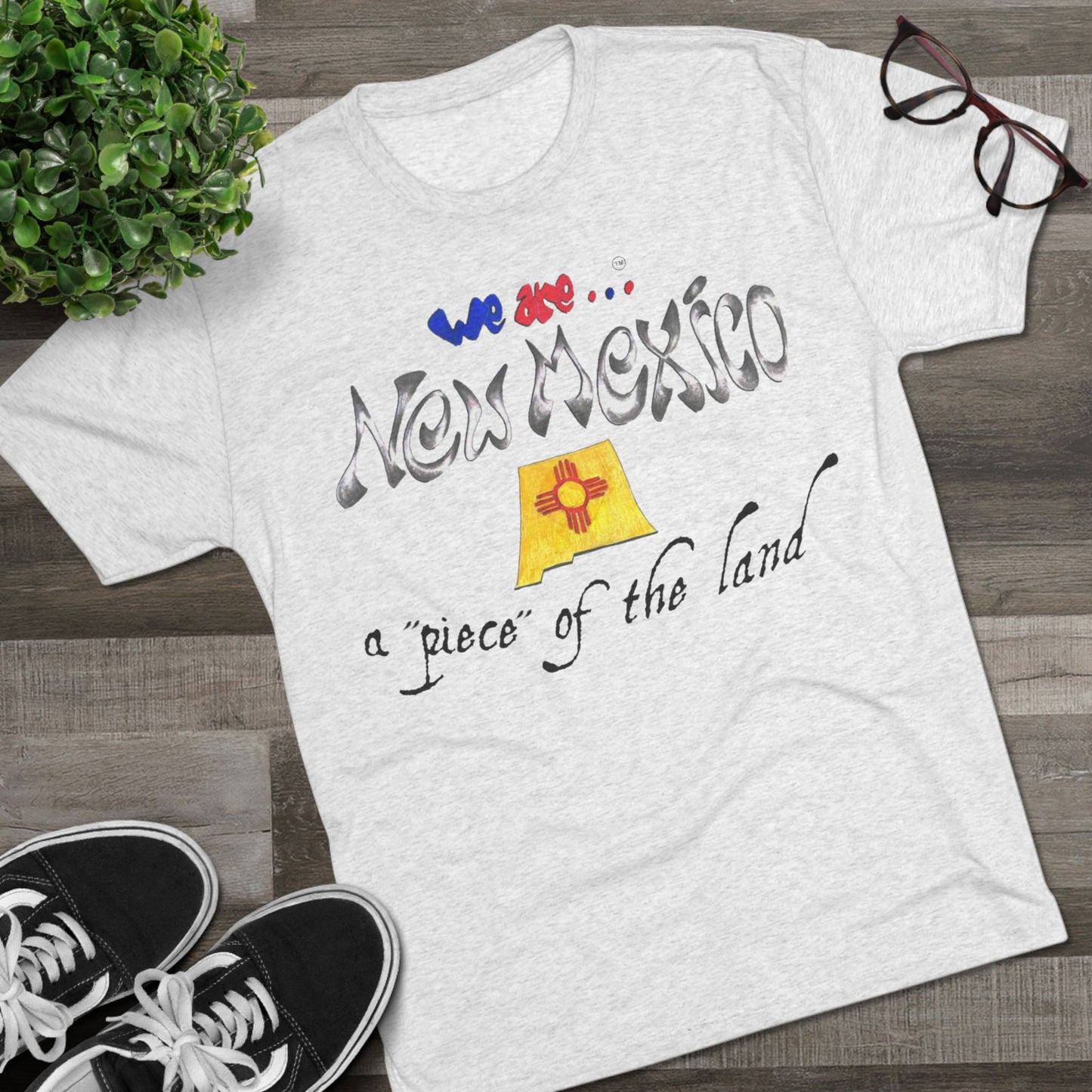 We are... New Mexico Unisex Tri-Blend Crew Tee