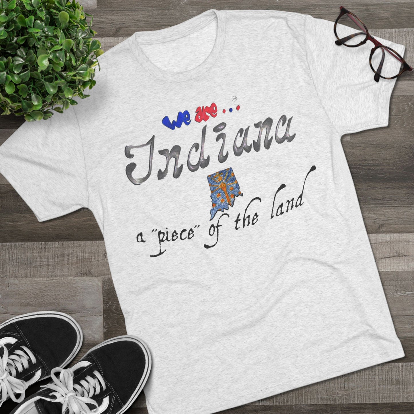 We are... Indiana Unisex Tri-Blend Crew Tee