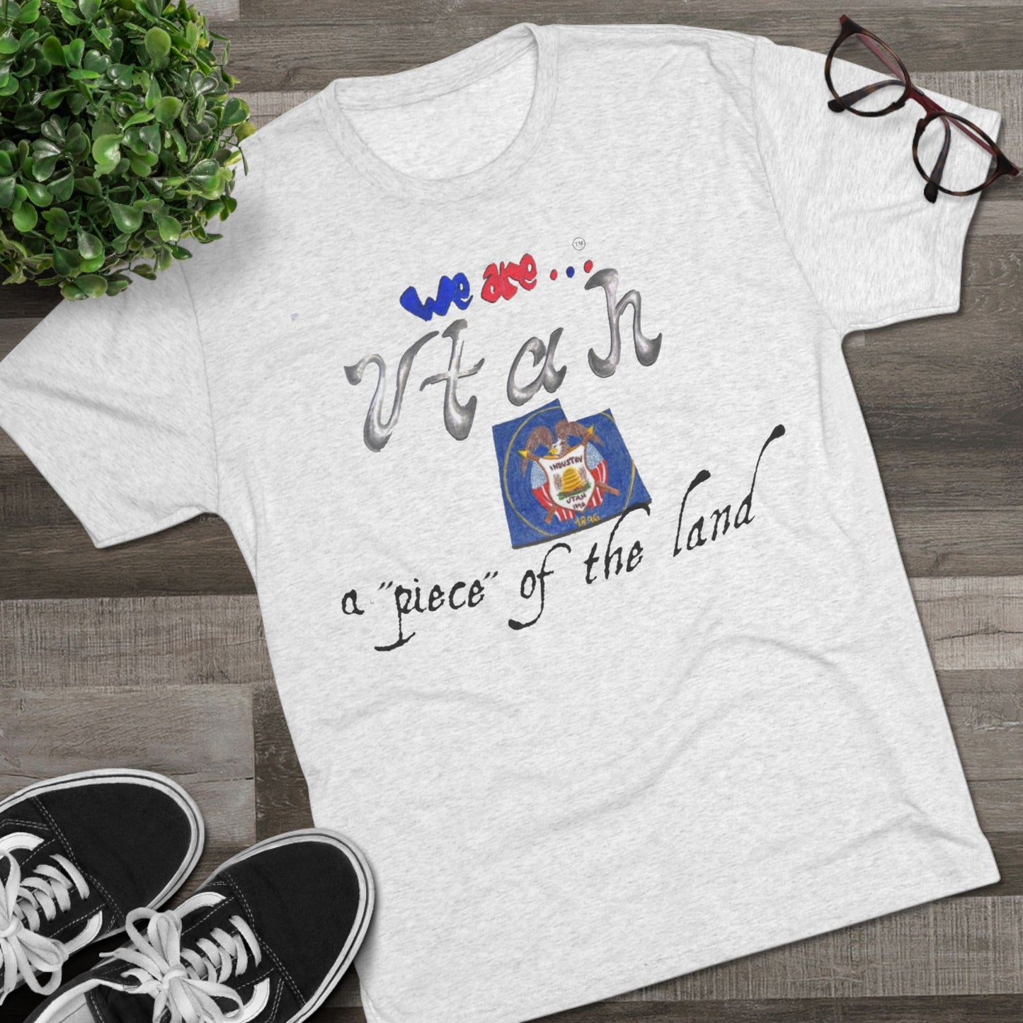 We are... Utah Unisex Tri-Blend Crew Tee