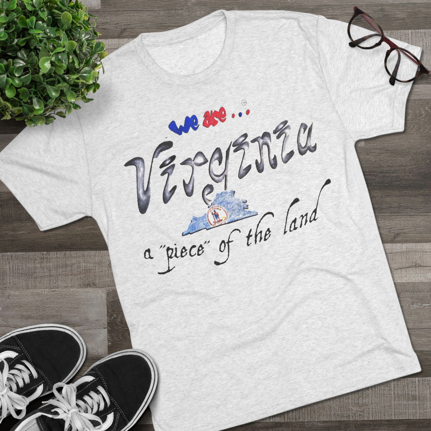 We are... Virginia Unisex Tri-Blend Crew Tee