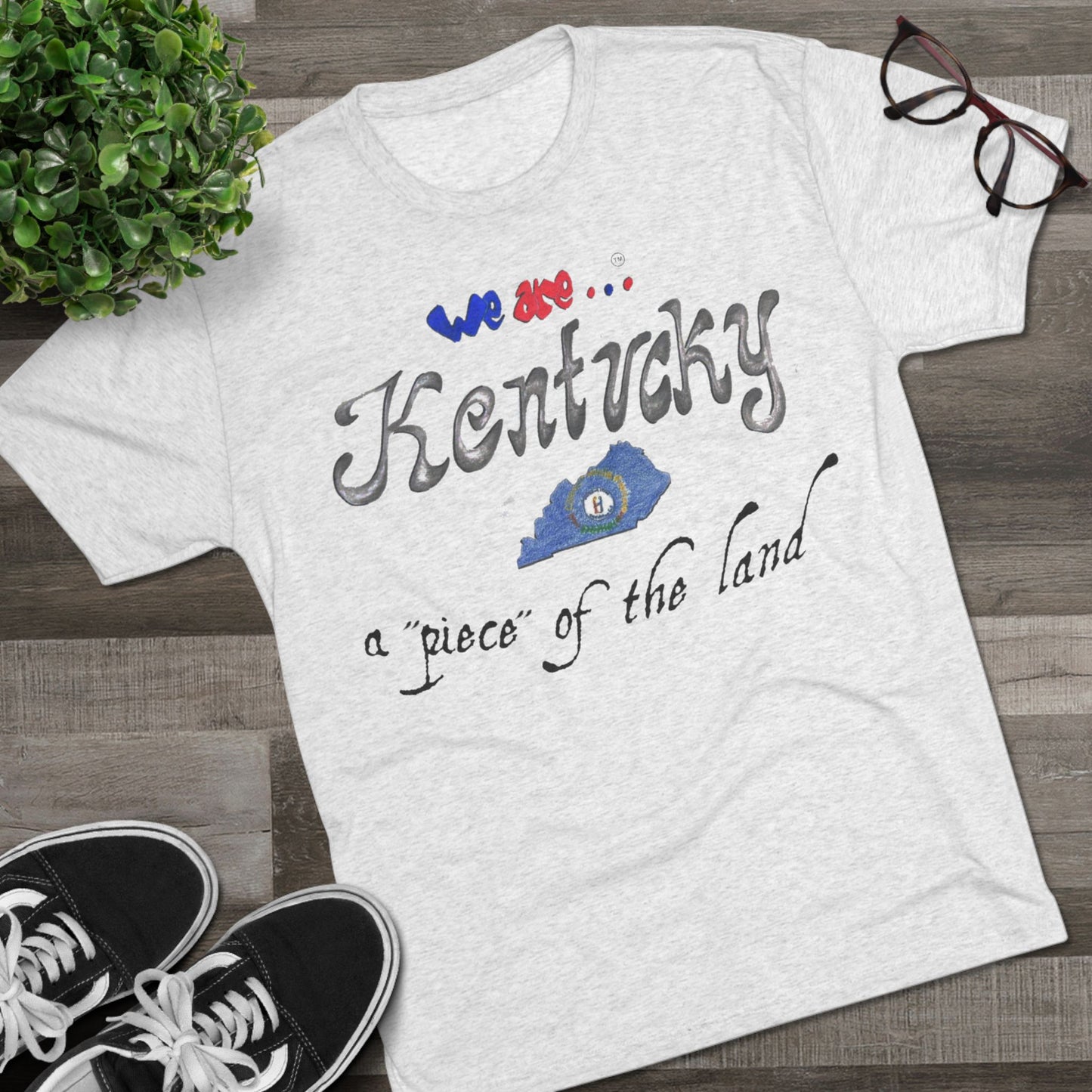 We are... Kentucky Unisex Tri-Blend Crew Tee