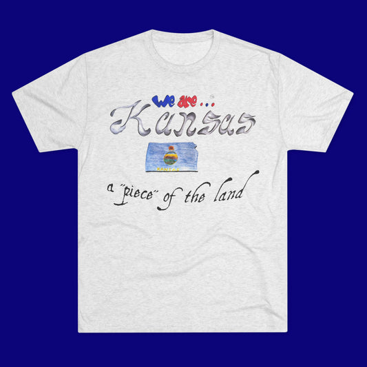 We are... Kansas Unisex Tri-Blend Crew Tee