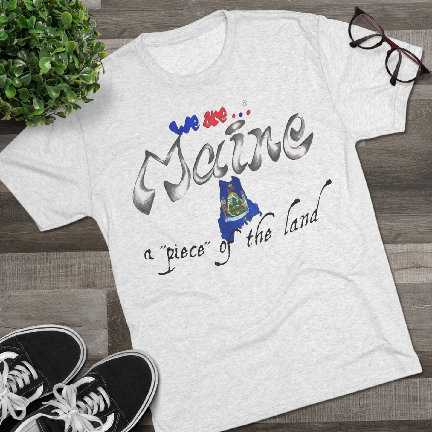 We are... Maine Unisex Tri-Blend Crew Tee