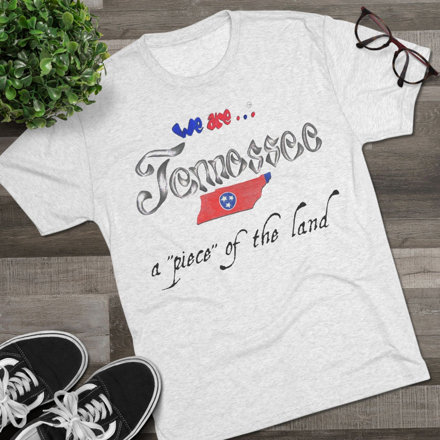 We are... Tennessee Unisex Tri-Blend Crew Tee