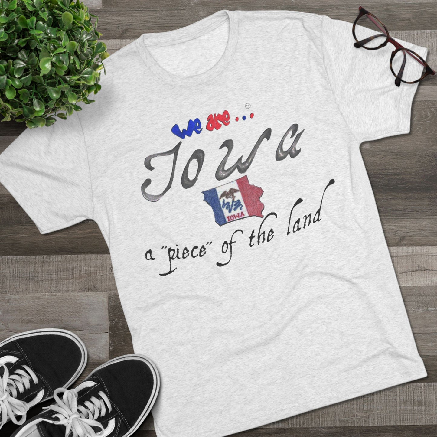 We are... Iowa Unisex Tri-Blend Crew Tee
