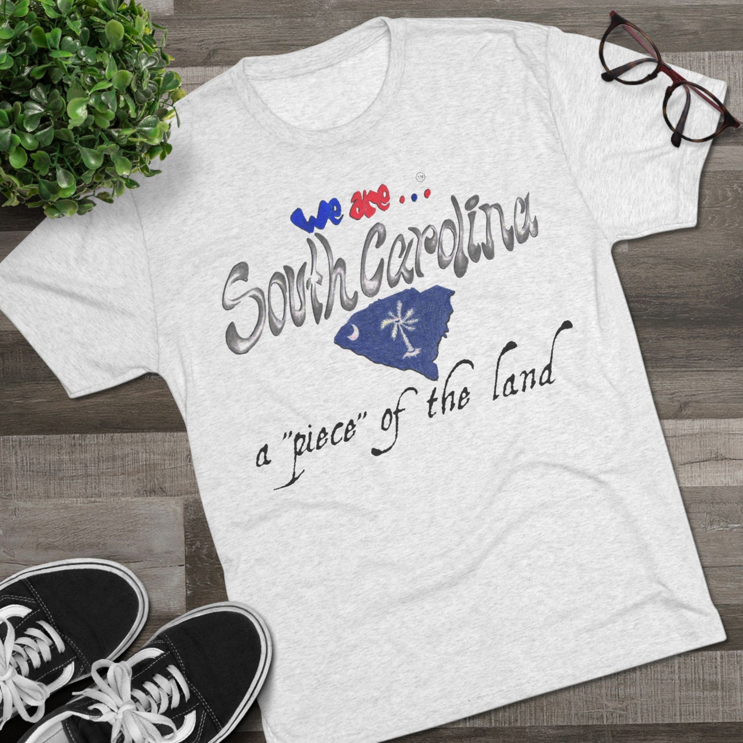 We are... South Carolina Unisex Tri-Blend Crew Tee